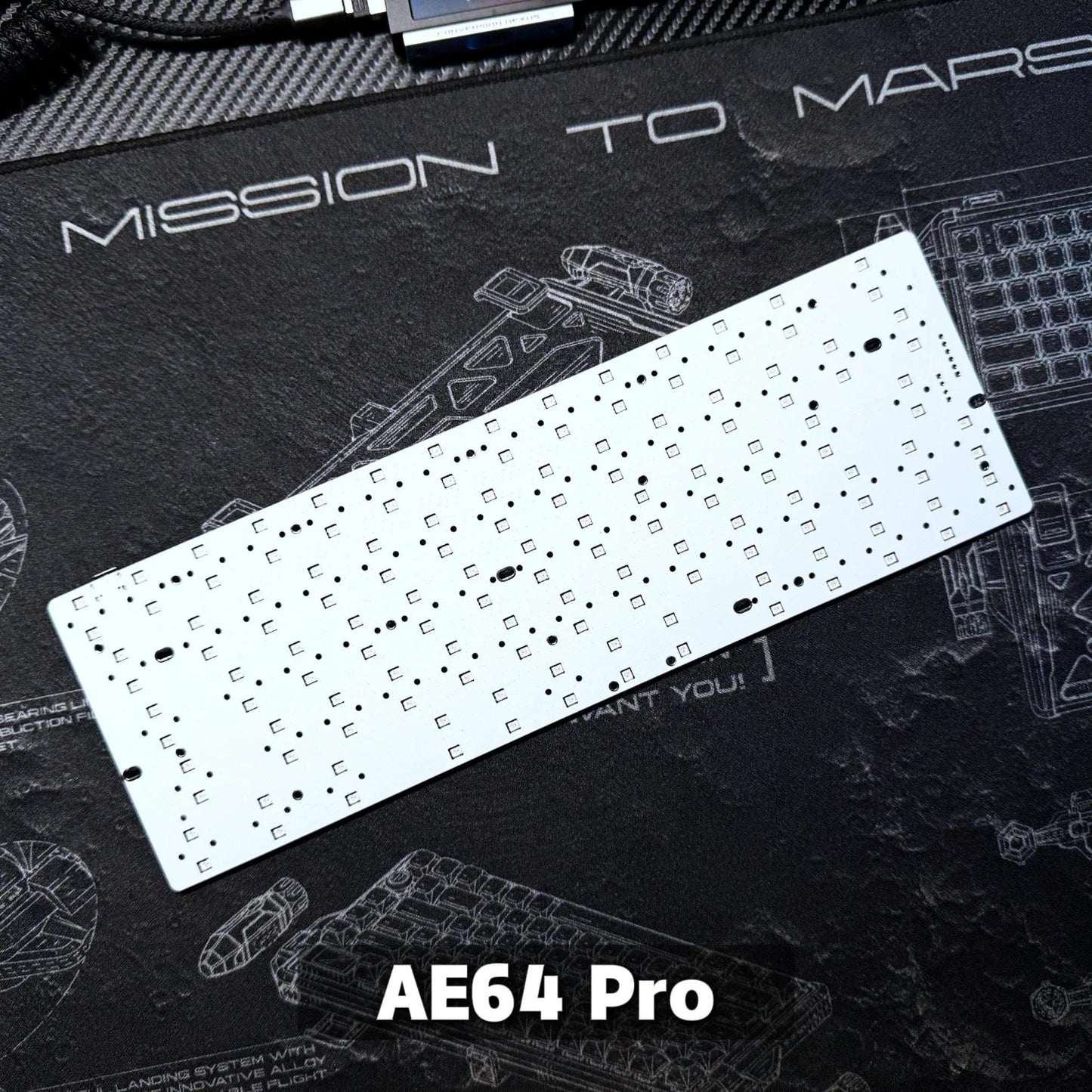 Everglide AE64 PRO 8K Hall Effect 65% Magnetic Keyboard GH60 PCB Kit Rapid Trigger 0.001mm RT 480mhz MCU 0.09ms Latency