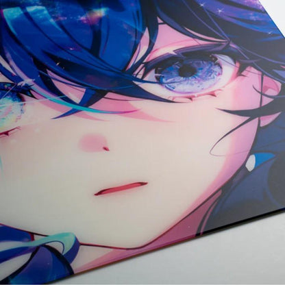 KANAMI Hoshino Silicone Base COATED Gaming Glass Mousepad Kaca (Speed)
