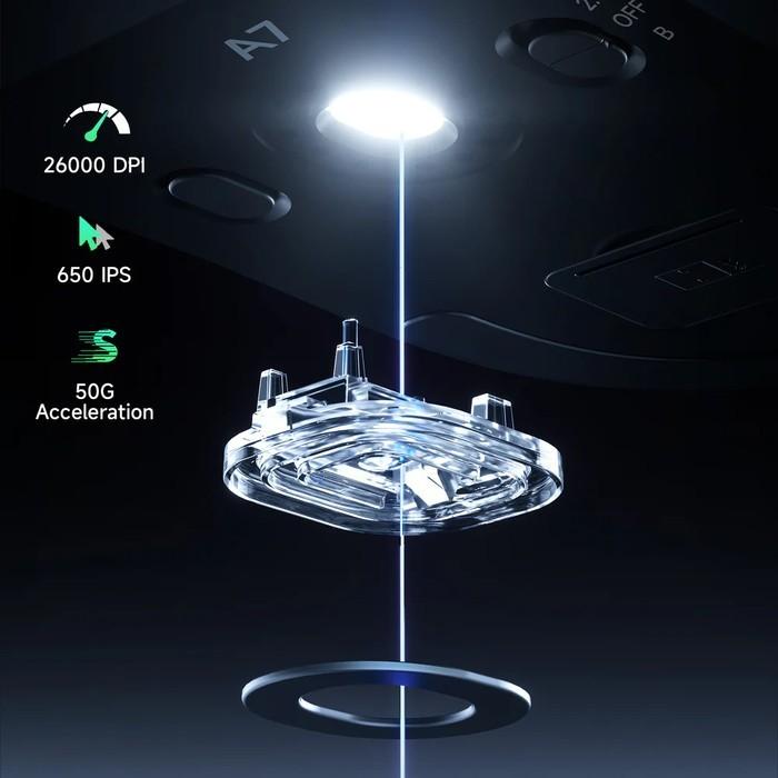 MCHOSE M7 Pro 8K Wireless Ultra Light Weight Gaming Mouse U2 Shape