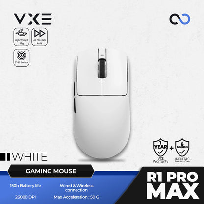 VXE R1 PRO MAX 4K Wireless Light Weight Gaming Mouse