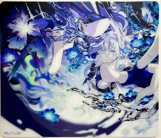 Dysphoria x Uncle Panda Jinliu Silicone Base COATED Gaming Tempered Glass Mousepad Kaca (Speed)