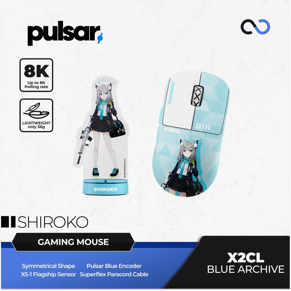 PULSAR X2 CrazyLight / X2CL Blue Archive Edition Wireless Ultra Light XS-1 Gaming Mouse