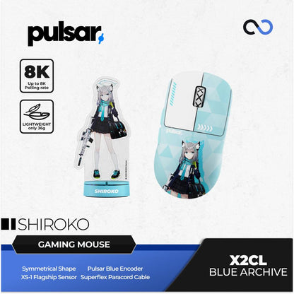 PULSAR X2 CrazyLight / X2CL Blue Archive Edition Wireless Ultra Light XS-1 Gaming Mouse