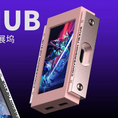 Huespark x HM LAB PIXEL HUB / PIEXL HUB Aluminum Gaming 8k USB Hub Port